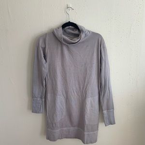 Athleta Cowl Neck Sweatshirt Dress Size XS